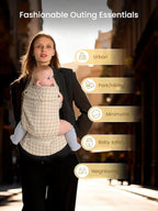 GROWNSY Baby Carrier Newborn to Toddler, Ergonomic Baby Toddler Carrier Wraps - Image 9