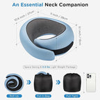Neck Pillow Airplane, 100% Pure Memory FoamTravel Neck Pillow Travel Neck - Image 4