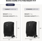 Travelpro Crew Classic Lightweight Softside Expandable Carry on Luggage - Image 3
