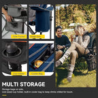 FAIR WIND 2 Pack Oversized Fully Padded Camping Chair - Image 6