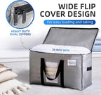 TAILI Extra Large Moving Bags, 12 Pack Silver Heavy Duty Totes - Image 4