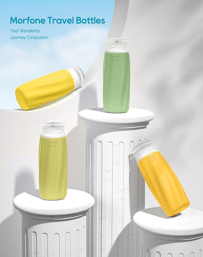Morfone Travel Bottles for Toiletries, 3oz Tsa Approved Travel Size Containers - Image 3