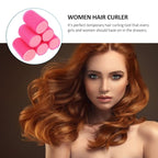 Beaupretty 8PCS Hair Sponge Roller Spiral Hair Curlers, Self-Adhesive Foam Curlers for HairStyling, No Heat Sleep-In Roller for Women