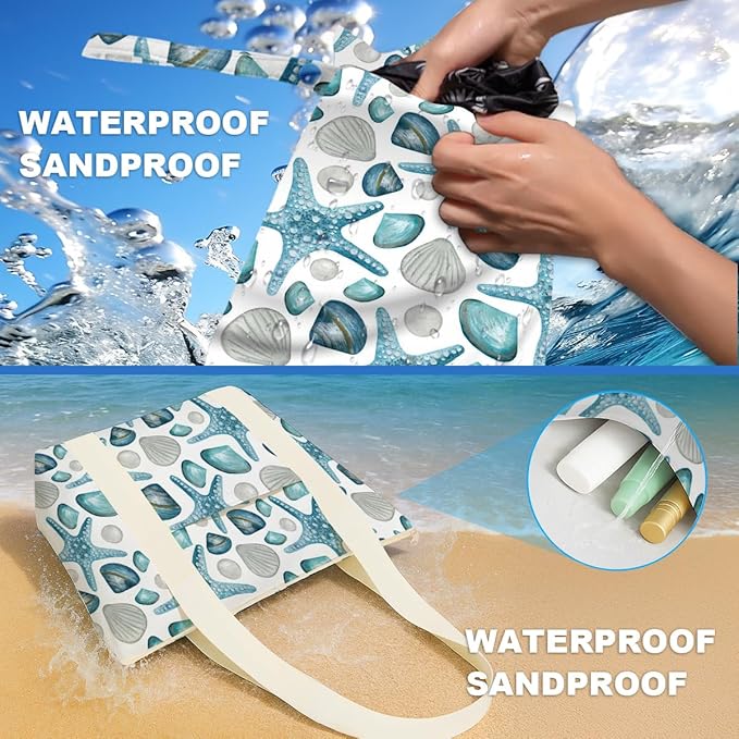 Beach Bags Wet Bag for Swimsuit Tote Bag for Friends Travel Gifts, Aloha Bags - Image 3