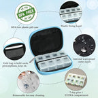 Serfeymi Weekly Travel Pill Organizer Pill Case - Image 4