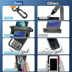 Temdan 2 Pcs Floating Waterproof Phone Pouch, Universal IPX8 Waterproof Cell - Image 4