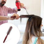 Small Round Brush for Short Hair, Round Brush for Blow Drying Styling Curling Heat Resistant Nylon Spherical Comb Teeth Styling Brushes Portable Travel Size Circular Hairbrush for Women and Men