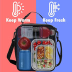 opux Insulated Lunch Box for Men Women Adult, Compact Lunch Bag for Kids Boy - Image 8