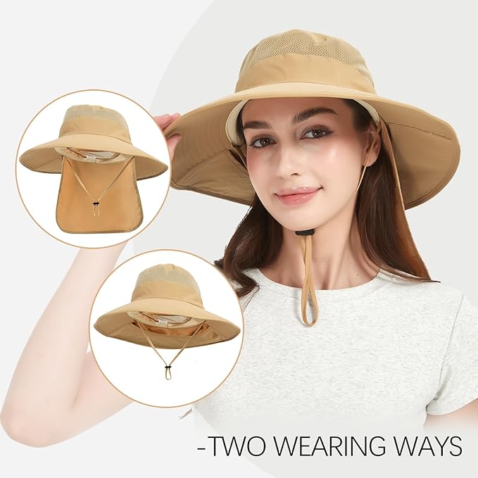 Fishing Hat Breathable Wide Brim Sun Hats - Image 3