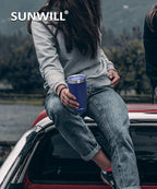 SUNWILL Travel Coffee Tumbler 20 oz, Insulated Mug - Image 7