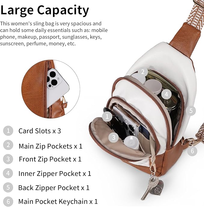 Crossbody Bags for Women Anti Theft Small Sling Handbag - Image 6