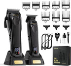 SUPRENT PRO Professional Hair Clippers for Men - High Torque Brushless Motor & Detachable Blade - Cordless Hair Trimmer Set for Barbers with Charging Stand - Premium Gift Hair Clipper Kit