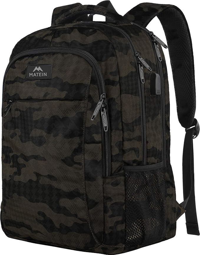 MATEIN 15.6 Inch Laptop Backpack, Sturdy Business Travel Laptop Bagpack by MATEIN