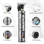 GSKY Professional Hair Clippers, Men's Beard Trimmer & Grooming Kit with Electric Razor, Clippers & Trimmers Set, Hair Cutting Machines