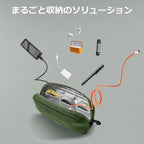 tomtoc Electronics Organizer Travel Case, Water Resistant Travel Bag Cable - Image 8