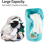 Backpack Laundry Bag with Straps and Detergent Holder, Clothes Laundry Backpack - Image 6