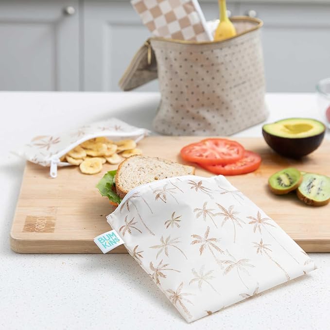 Bumkins Reusable Sandwich and Snack Bags, - Image 2