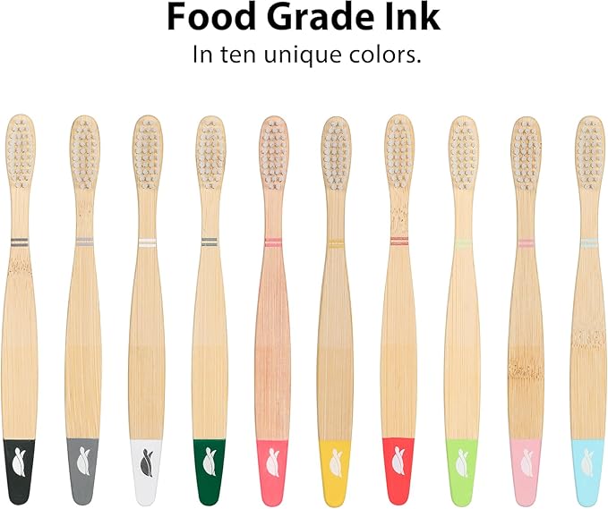 Sea Turtle Plant-Based Bristles, Soft Bamboo Toothbrushes, Individually Sealed - Image 3