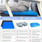 Gel Seat Cushion for Long Sitting Pressure Relief for Back, Tailbone Pain – - Image 6