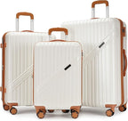 GinzaTravel Luggage Sets 3-Piece Expandable Suitcases by PRIMICIAAuthorizedProducts