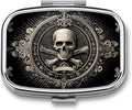 Metal 2 Compartment Pill Organizer Travel Friendly Portable Compact Pill Box by Unknown