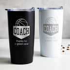 Lifetime Creations Engraved Basketball Coach Tumbler: Basketball Coach Thank - Image 2