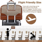 Weekender Bag for Women, Travel Duffel Bag Carry On Overnight Bag - Image 5