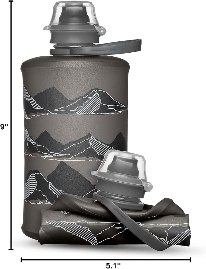 HydraPak Stow - Collapsible Backpacking Water Bottle - BPA Free, Ultra Light - Image 7