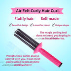 17 Teeth Curly Hair Brush, Curl Defining Brush, Curling Roll Comb, Perfect for Hair Salon & Home Use (Round Purple)