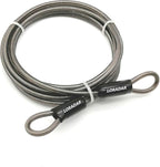 4mm Thick 7FT Security Braided Coated Steel Cable Lock by LORADAR