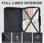 Merax 24 Inch Expandable Checked Luggage, Hardshell ABS Medium Suitcase - Image 5