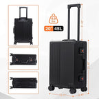 All Aluminum Carry On Luggage 22x14x9 Airline Approved，Hard Shell Carry On - Image 8