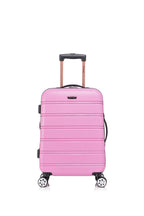 Melbourne Hardside 2 Piece Expandable Spinner Wheel Luggage Set (Pink / 2 Piece (20"/14" Tote))