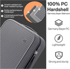 mixi 26 Inch Large Checked Luggage PC Hardshell Suitcases - Image 5