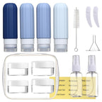 16 Pack Travel Bottles Set for Toiletries, Leakproof Travel Containers for by Mrsdry