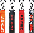 Custom Luggage Tags, Custom Personalized Luggage tag Name, Embroidery Key Ring by Unknown