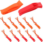 AUGSUN 10 Pcs Safety Whistle Marine Whistle Plastic Whistles by AUGSUN