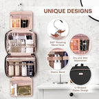 8L Travel Toiletry Bag with Jewelry Organizer - Image 5