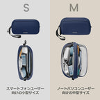 tomtoc Electronics Organizer Travel Case, Water Resistant Travel Bag Cable - Image 7