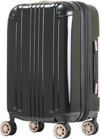 LEGEND WALKER Hardside Expandable Zipper Luggage, 5122-55-BK by LEGENDWALKER