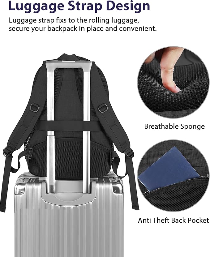 MATEIN School Laptop Backpack, Large TSA Friendly College Computer Bookbag - Image 5