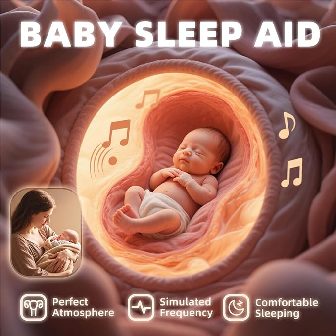 Portable White Noise Machine for Baby Adults, Rechargeable Brown/Pink Noise - Image 5