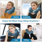 2Pack Inflatable Travel Neck Pillow - Image 6