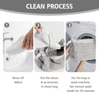 HEAVYWOOD Shoes Bag for Washing Machine Reusable Shoe Cleaning Washing Machine - Image 6