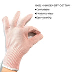 Lessmon Professional Heat Resistant Glove for Hair Styling Heat Blocking for Curling, Flat Iron and Curling Wand Suitable for Left and Right Hands, 1 Piece, Light Pink