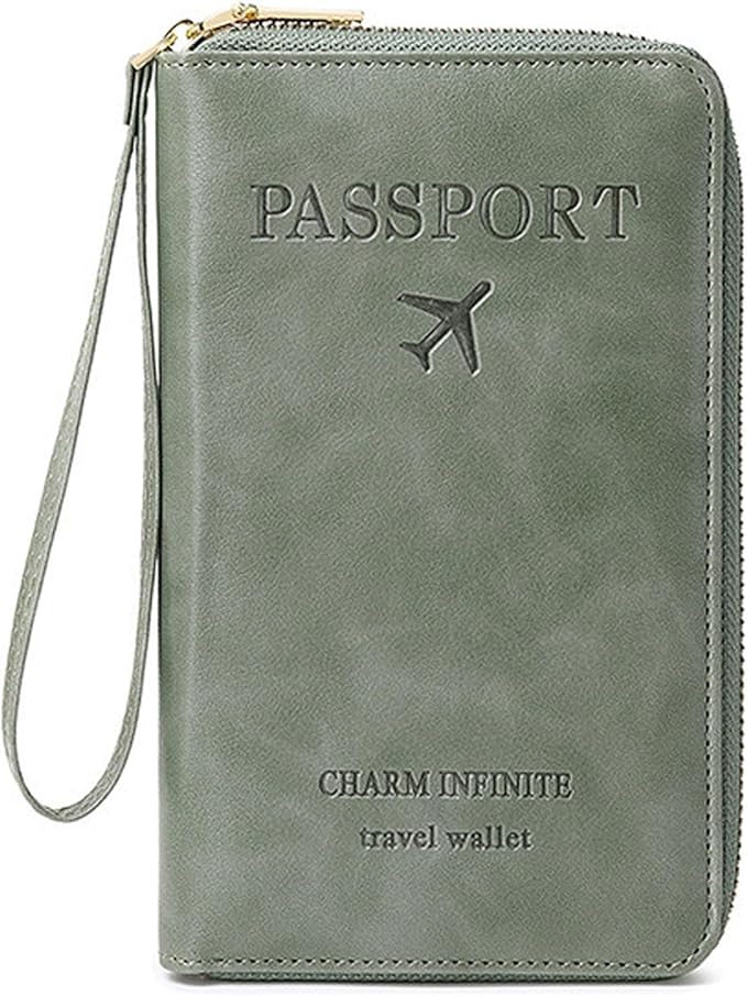 Multi-Function RFID Travel Passport Wallet by Unknown
