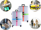 4Pcs Luggage Straps Suitcase 80In Long Adjustable Travel Accessories TSA - Image 4