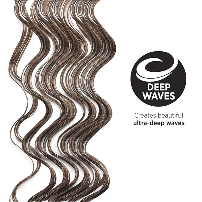 Hot Tools U-HC-8103 Ceramic Tourmaline Deep Waver, Black