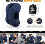 Inflatable Travel Pillow, Support Head, Used - Image 6