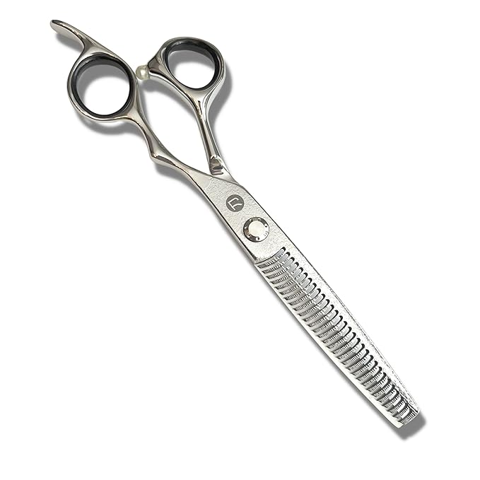 Saki Dotanuki Hair Thinning Shears Made From Japanese Damascus Steel - Professional Hair Texturizing Scissors - Sharp